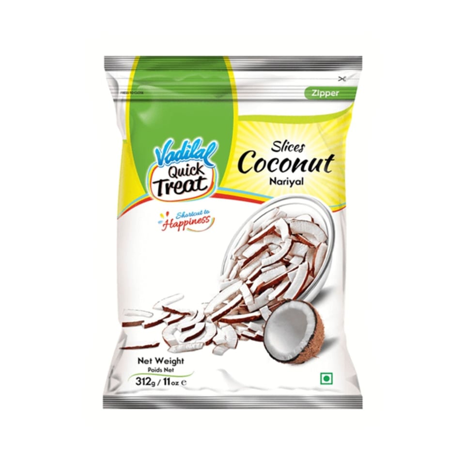 Vadilal Slices Coconut 312Gr