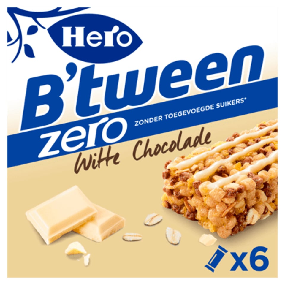 Hero B'tween Zero Witte Chocolade Graanreep