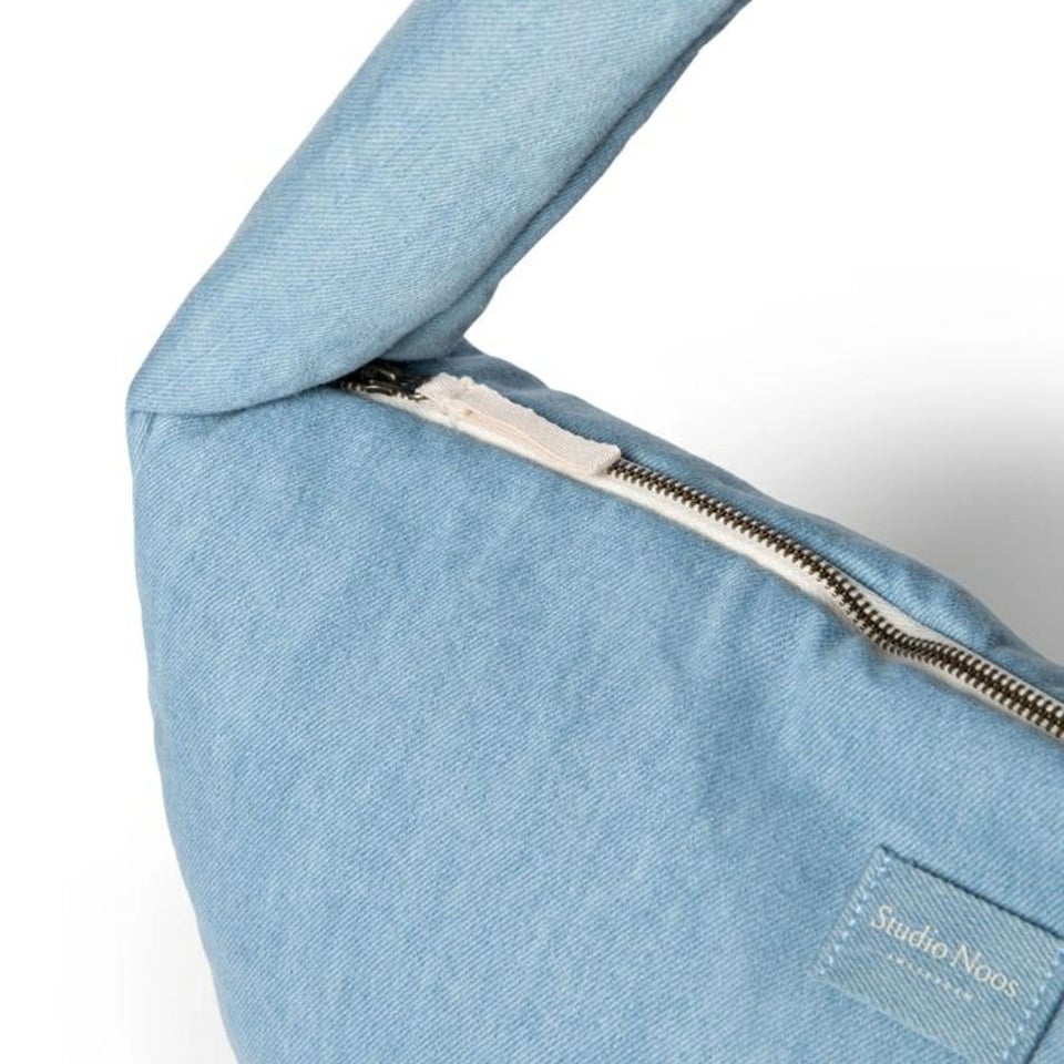 Studio Noos Denim Solid Cross Body Bag Light Blue