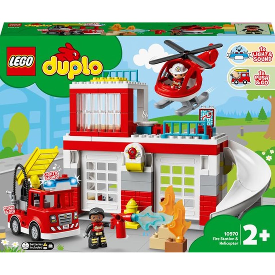 Lego Duplo 10970 Brandweerkazerne en Helikoper
