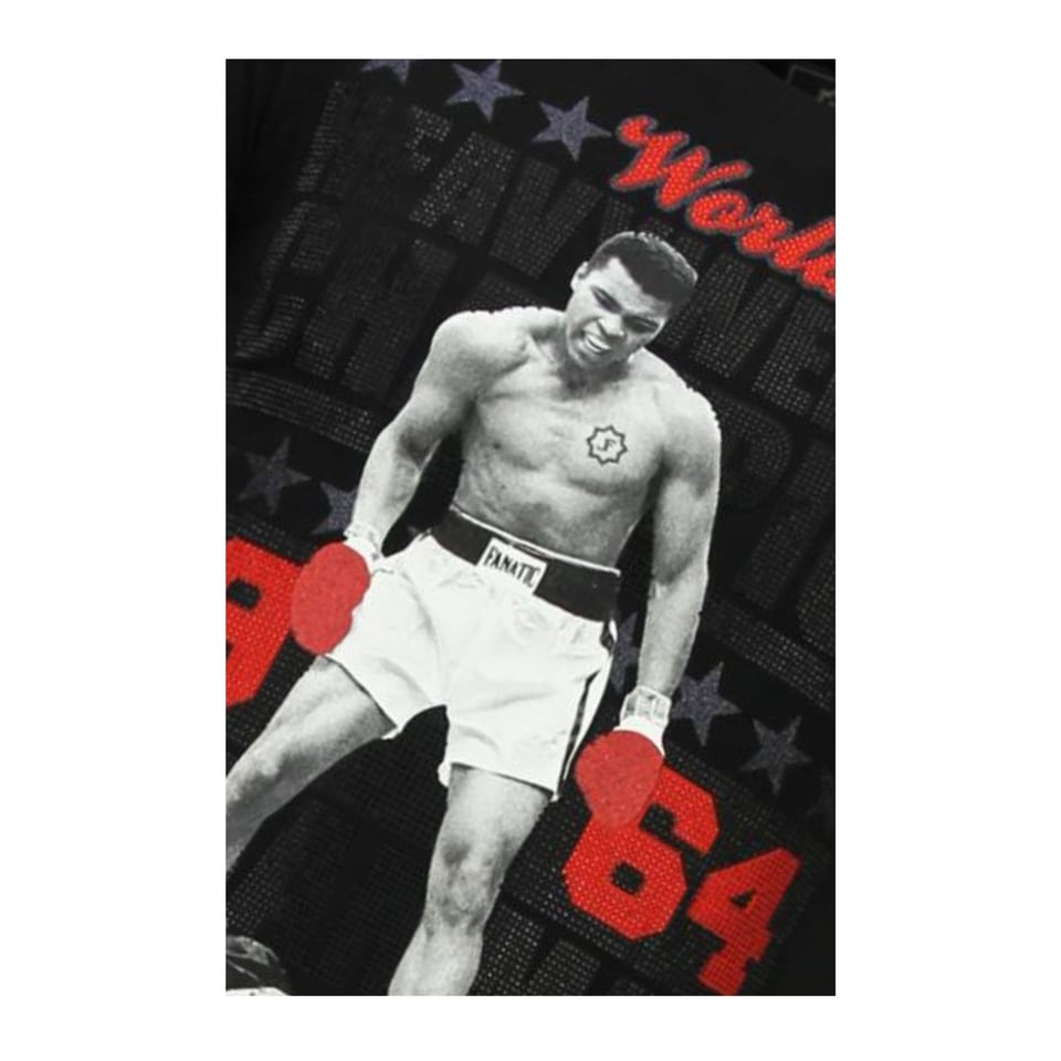 Greatest Of All Time - Ali T-Shirt - Zwart