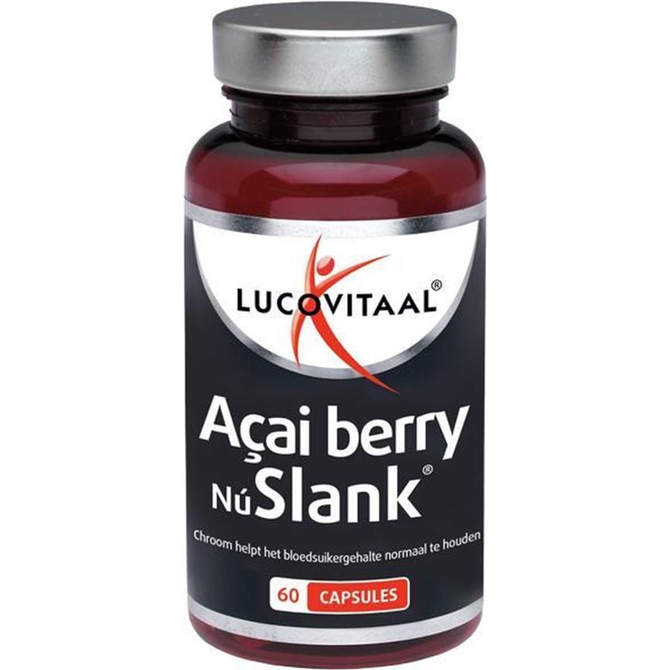 Lucovitaal - NúSlank Acai Berry Formule - 60 Capsules - Voedingssupplementen