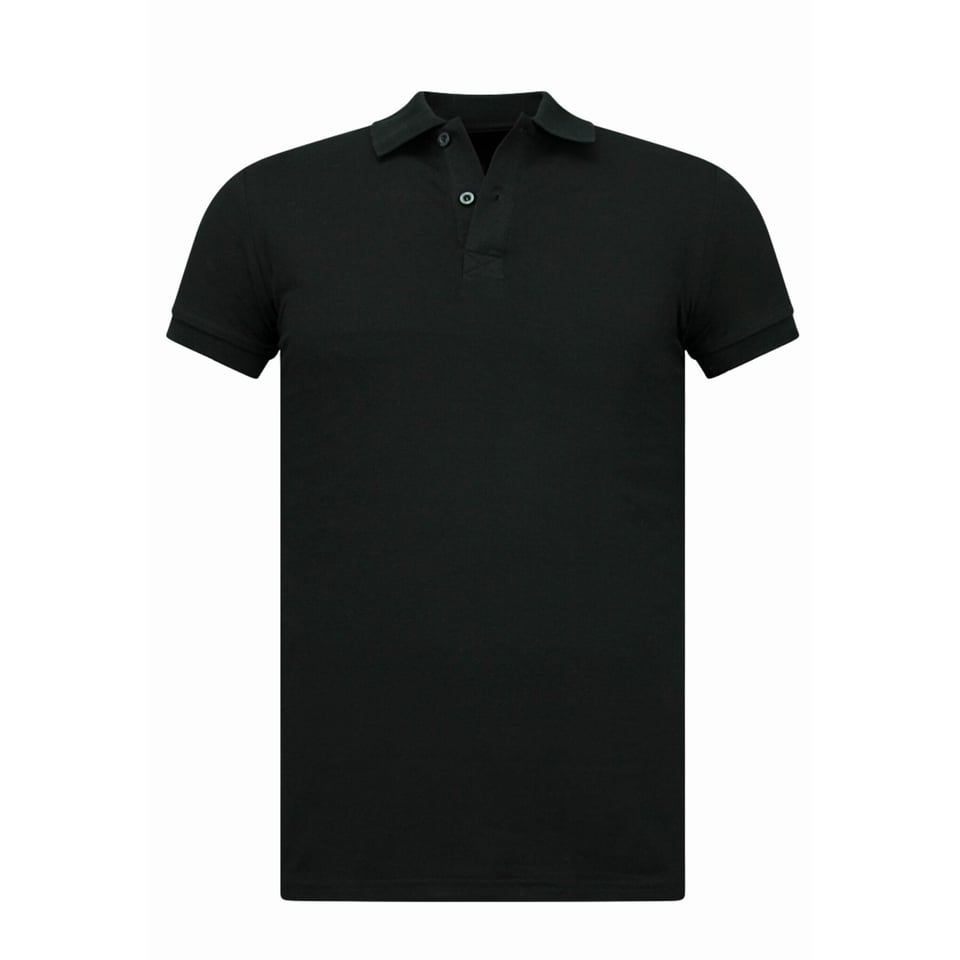 Polo Shirt Heren - Heren Poloshirts Korte Mouw - Polo Heren Slim Fit - A150 - Zwart