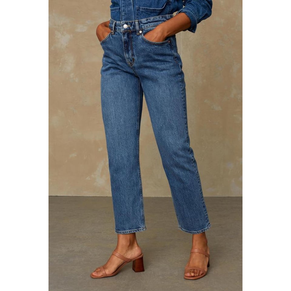 Kings of Indigo Caroline Cropped Eco Xavier Blue Marble
