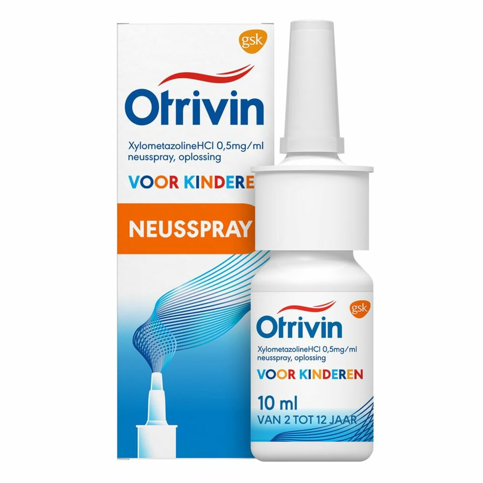 Otrivin Neusspray Kinderen 2-12 Jr 10ml 10