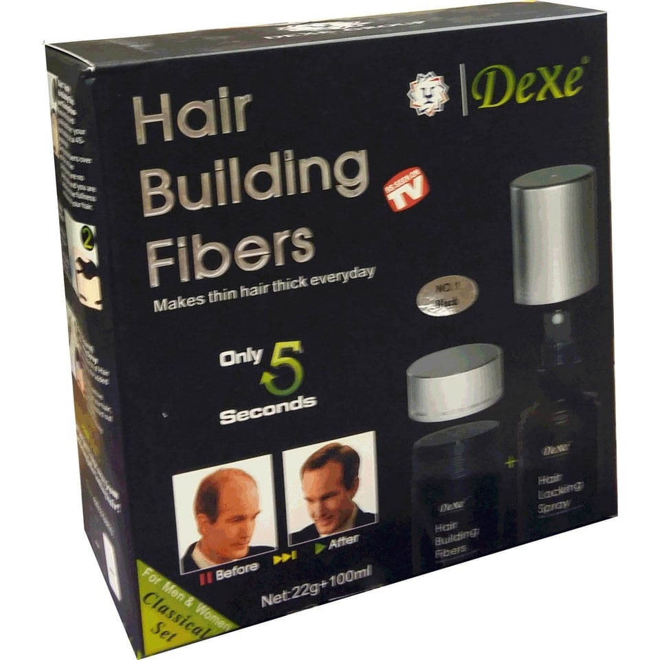 Dexe Hair Building Fibers + Spray