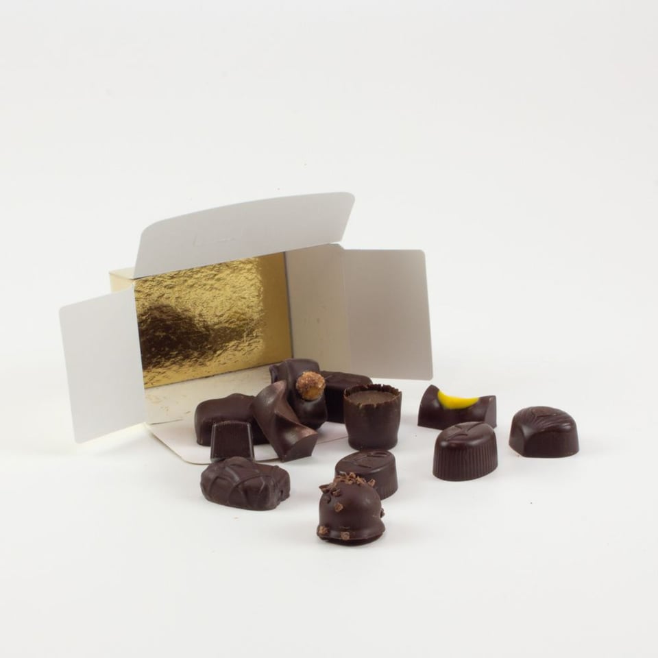 Doosje Bonbons Pure Chocolade - 6 Stuks