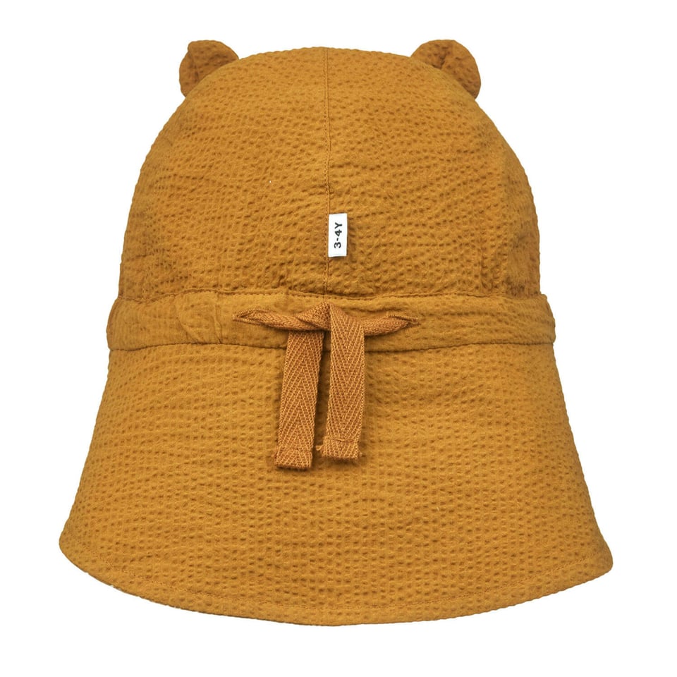 LIEWOOD Grom Reversible Seersucker Baby Sunhat 