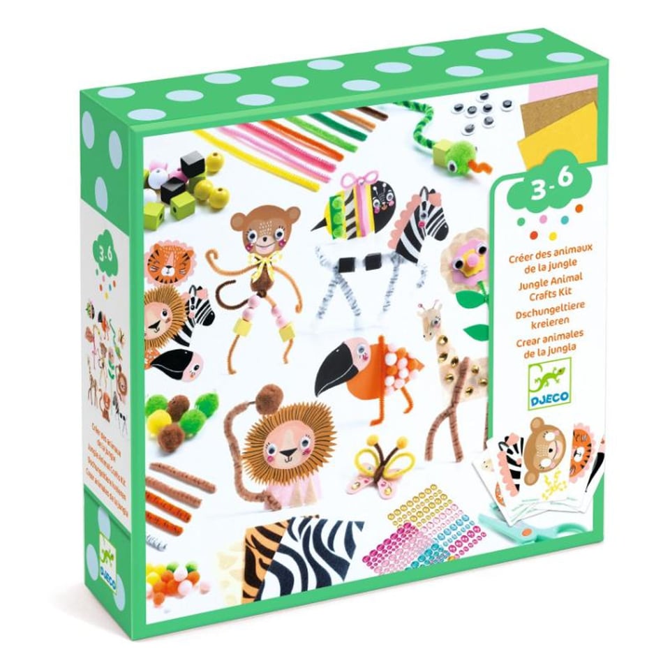 Djeco Knutselset Jungledieren DJ09016
