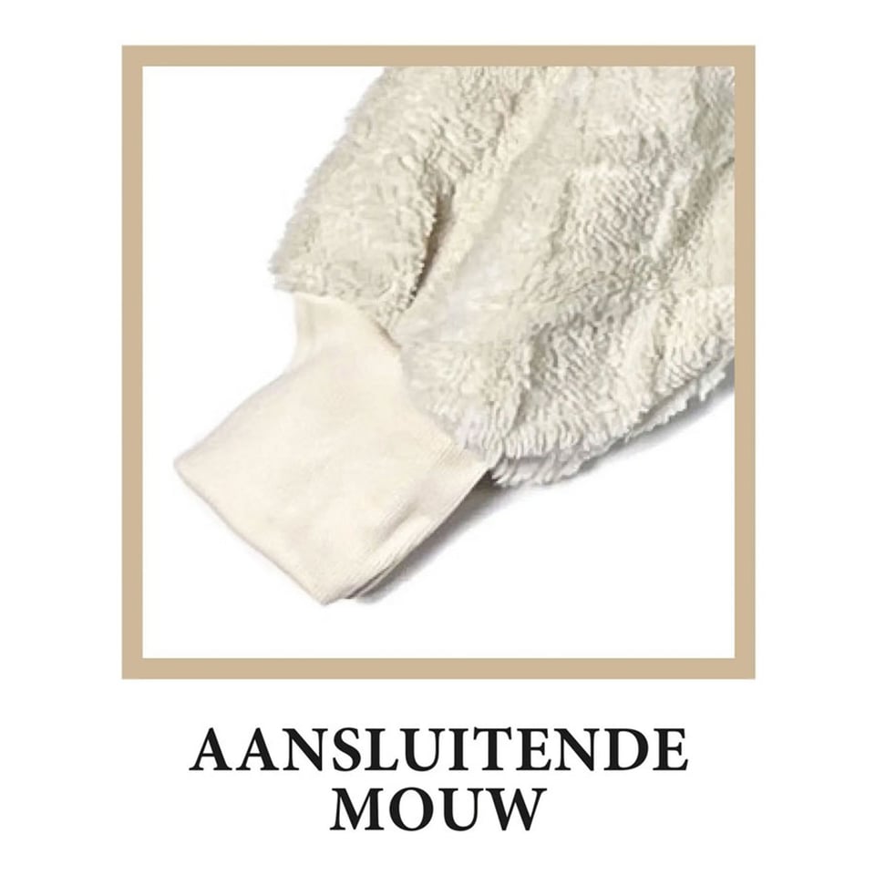 Huis Onesie Sophie Hoodie en Deken XL Off White