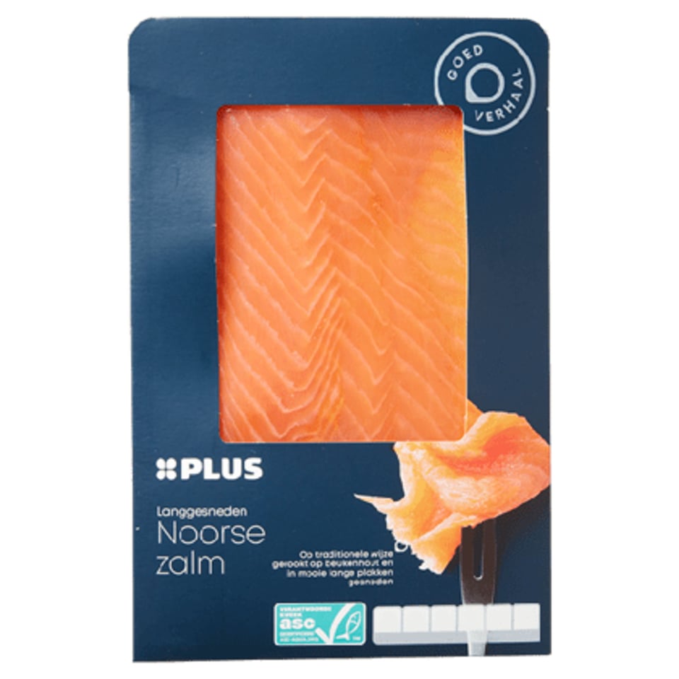 PLUS Lang Gesneden Noorse Zalm