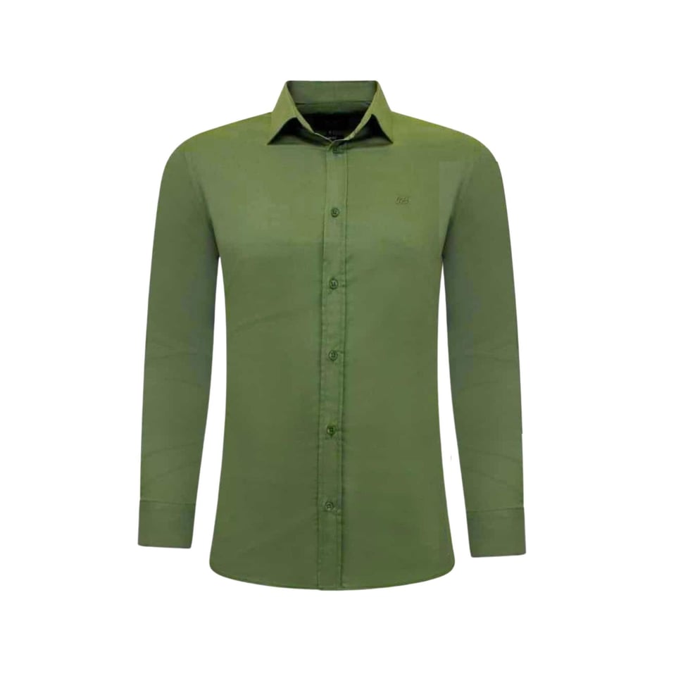 Exclusieve Blanco Overhemden Heren - Slim Fit - 3083 - Groen