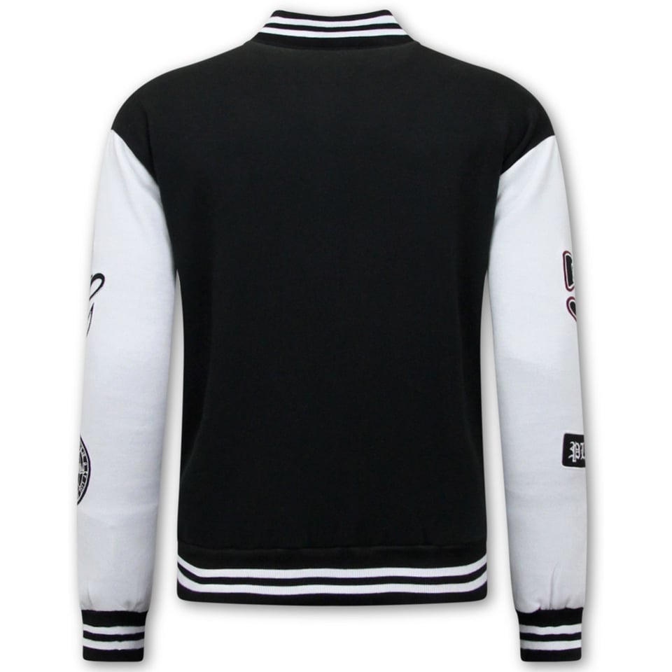 Baseball Jacket Vintage - 7792 - Zwart