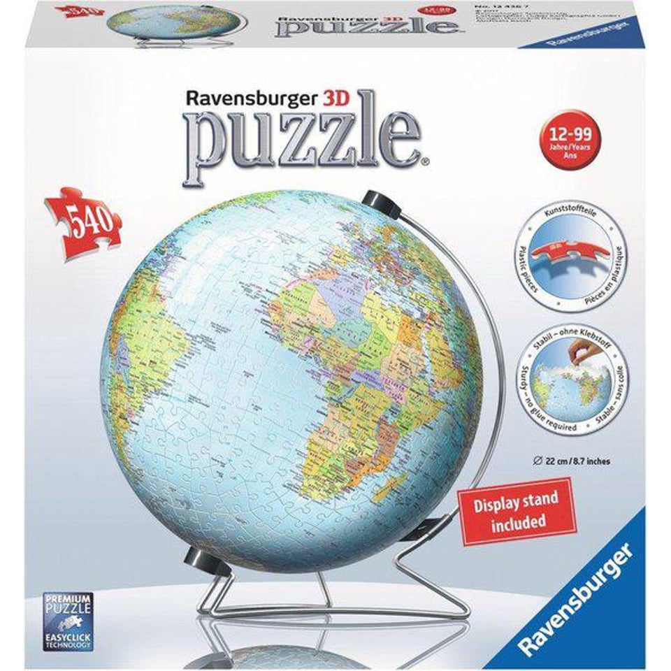 Puzzlebal 540st. De Aarde Nieuw