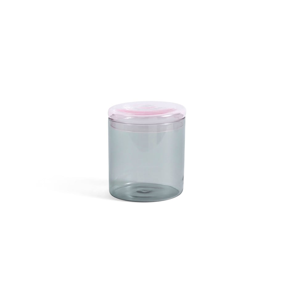 HAY Borosilicate Pot Large 1L Grijs