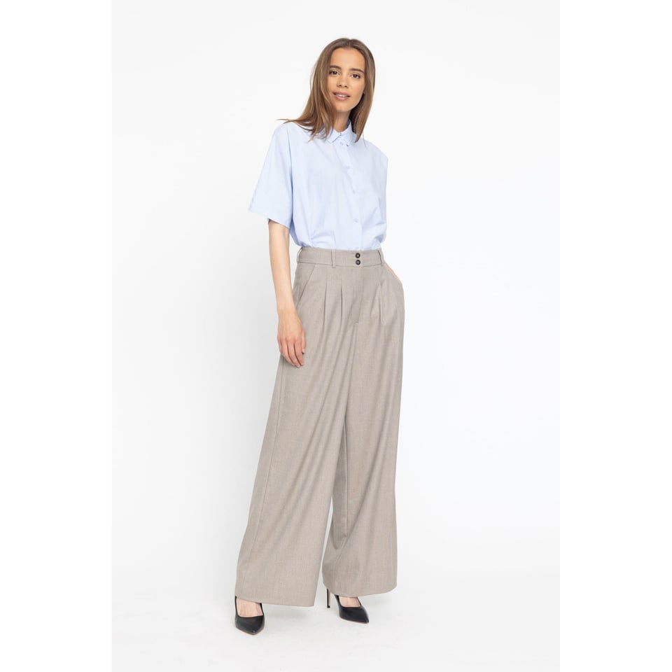 Five Units Karen 018 Trouser - Sand Brown Mix