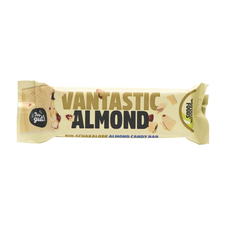 VANTASTIC FOODS Chocolate Almond Candy Bar