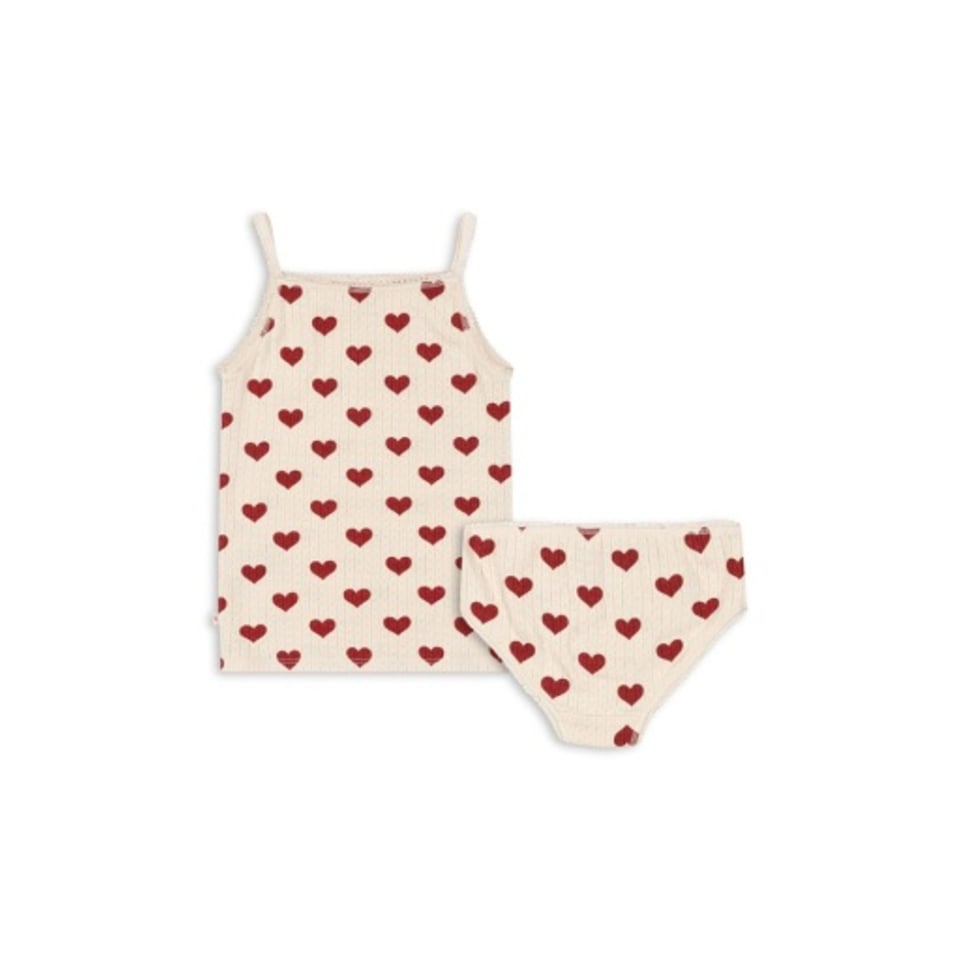 Konges Sløjd Minnie Underwear Gots Amour Rouge