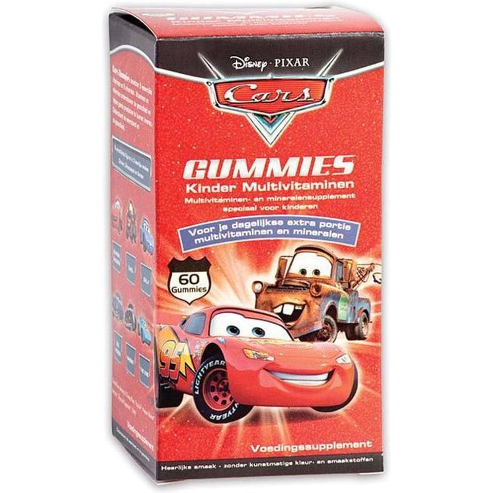 Disney Gummies Kinder Multivitaminen Cars - 60 Gummies - Voedingssupplementen