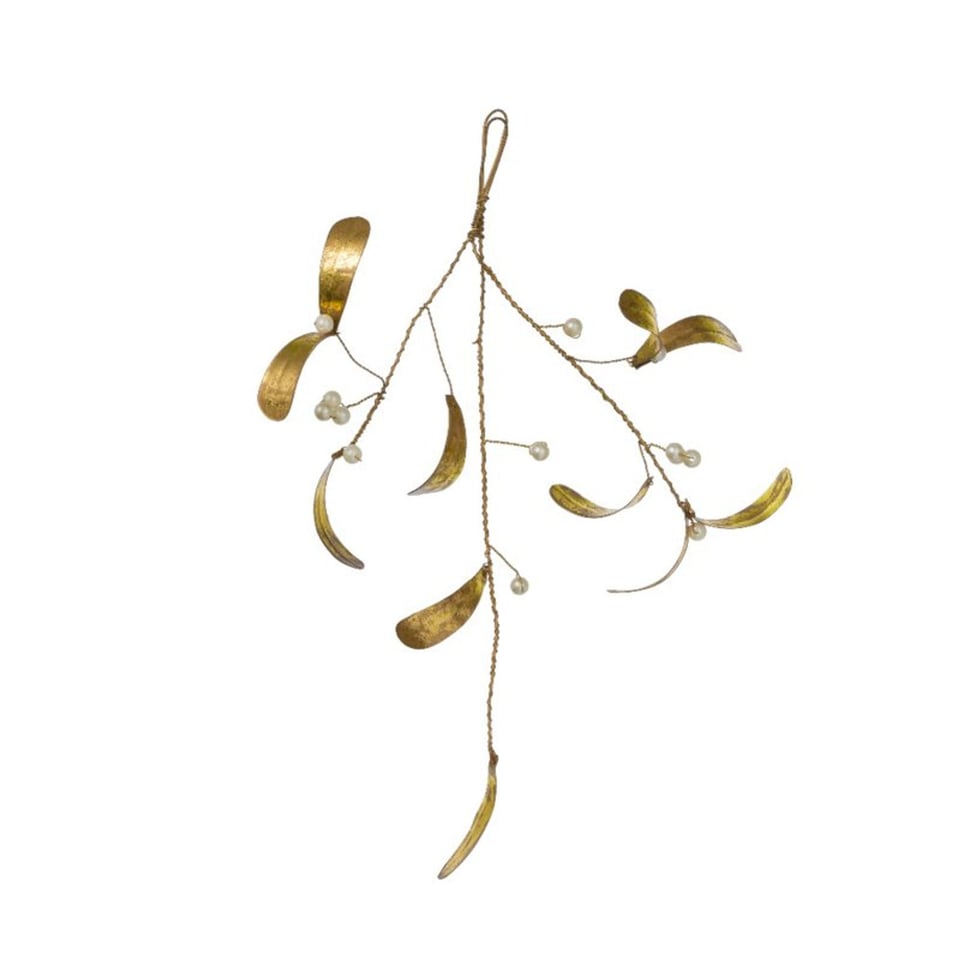 Bungalow KERST Gouden Mistletoe 30 Cm