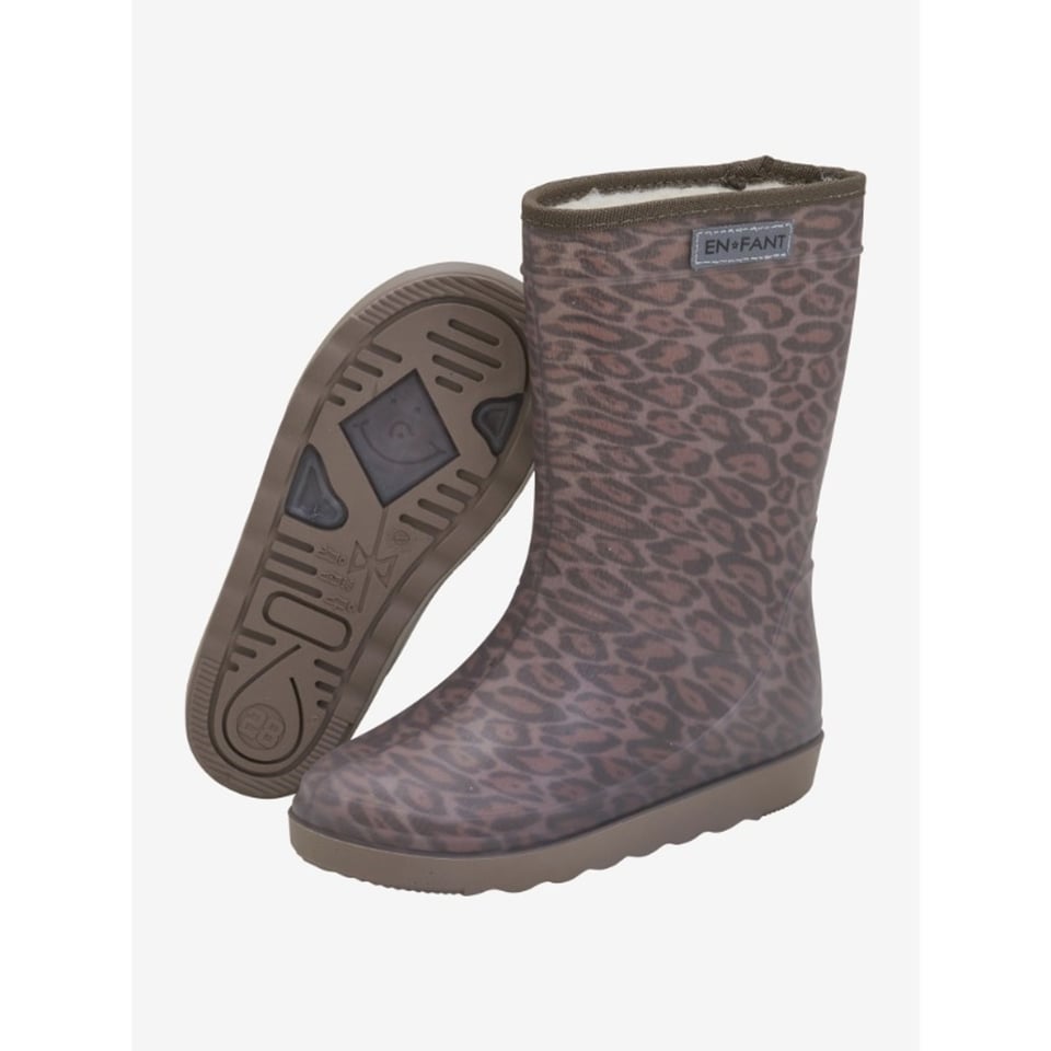 Enfant Thermo Boots Pine Bark Print Leo