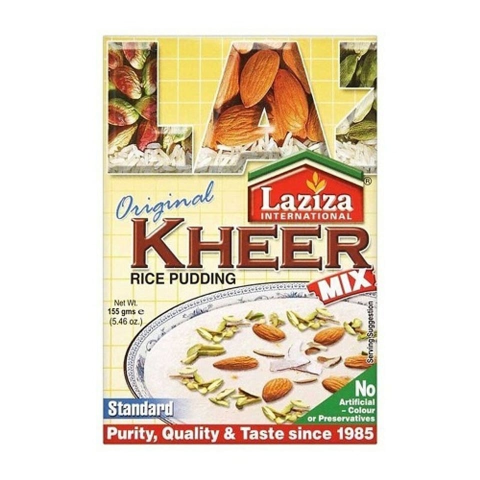 Laziza Kheer Mix ALMOND+SAFFRON (RICE PUDDING) 155 Grams