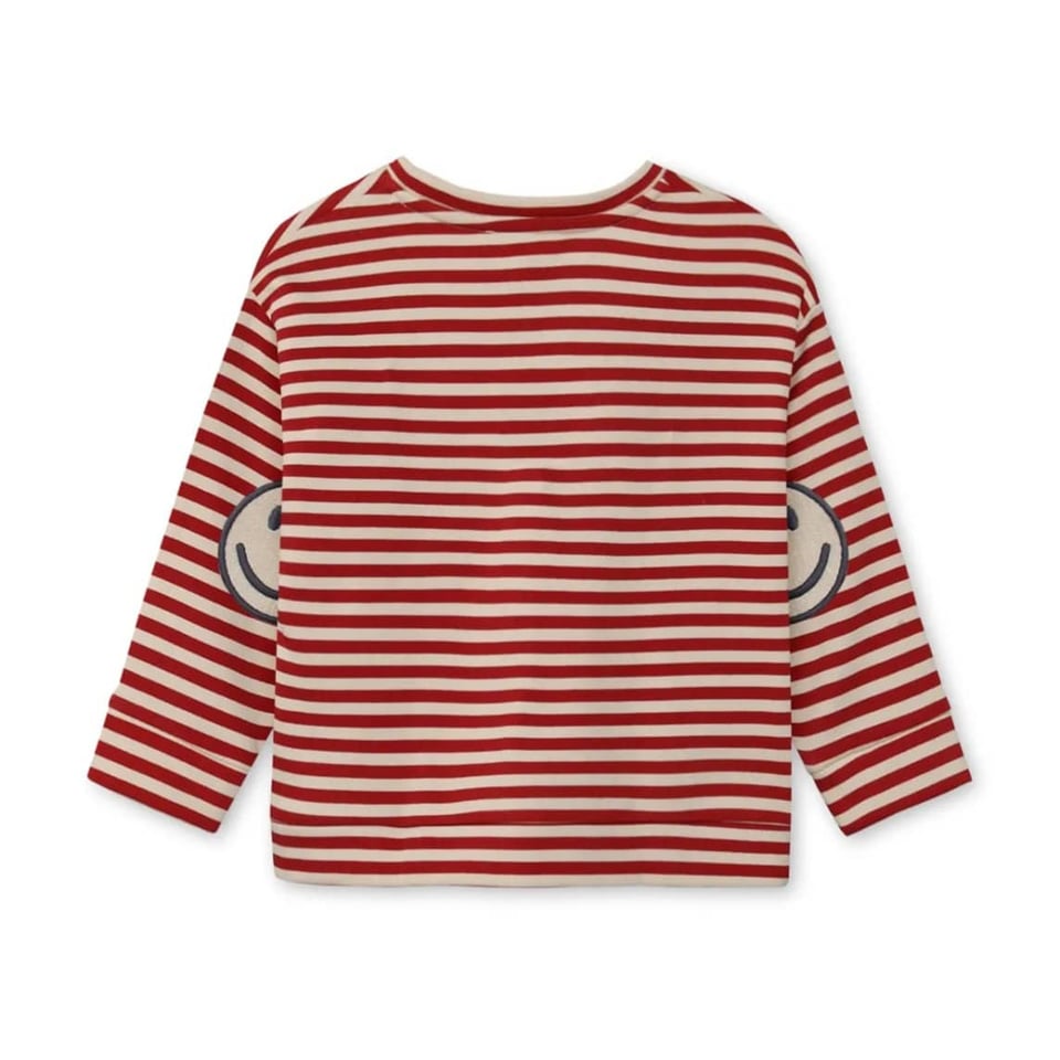Fliink Alvin Sweatshirt Pompeian Red/ Sandshell