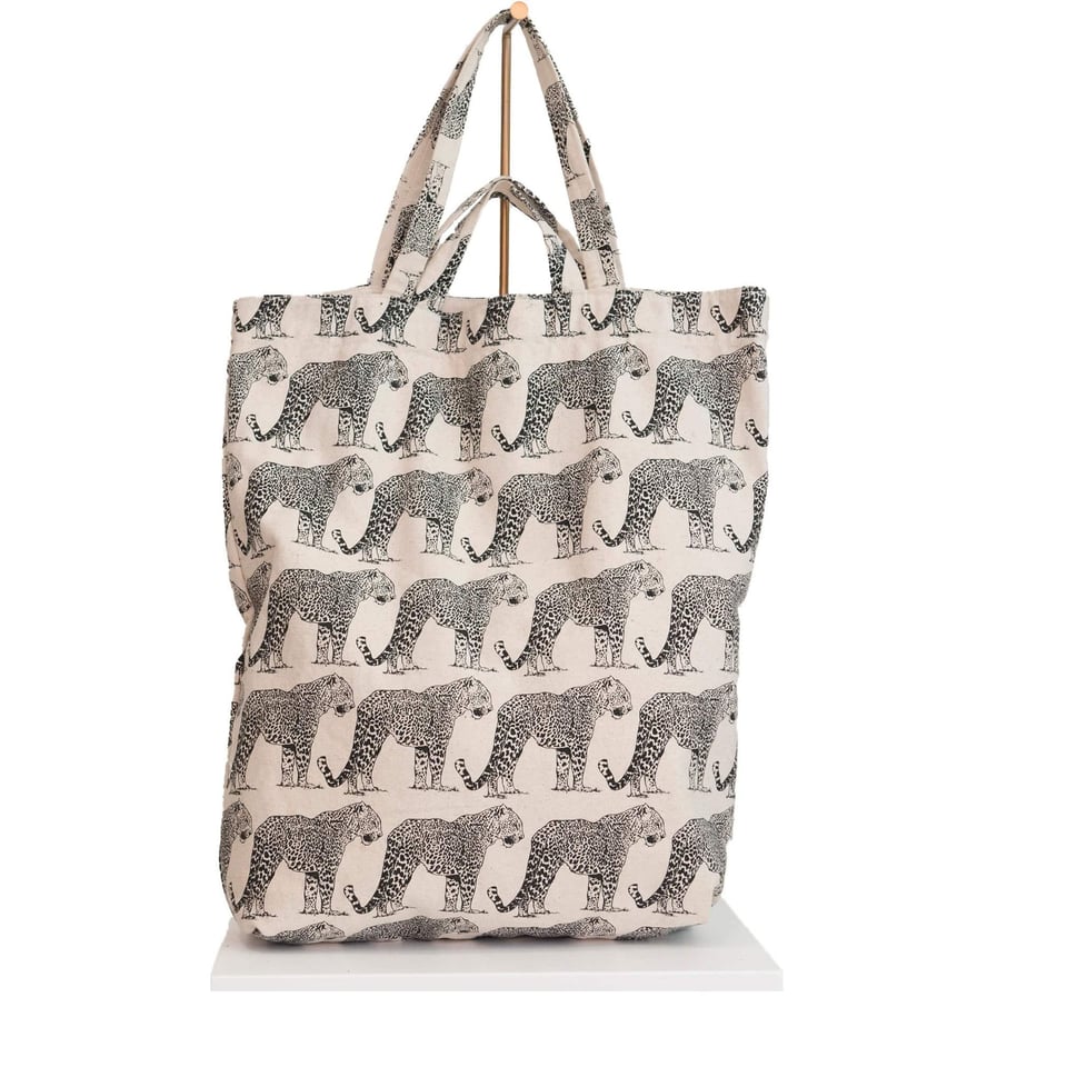 Tote Bag Amsterdam Houses Black