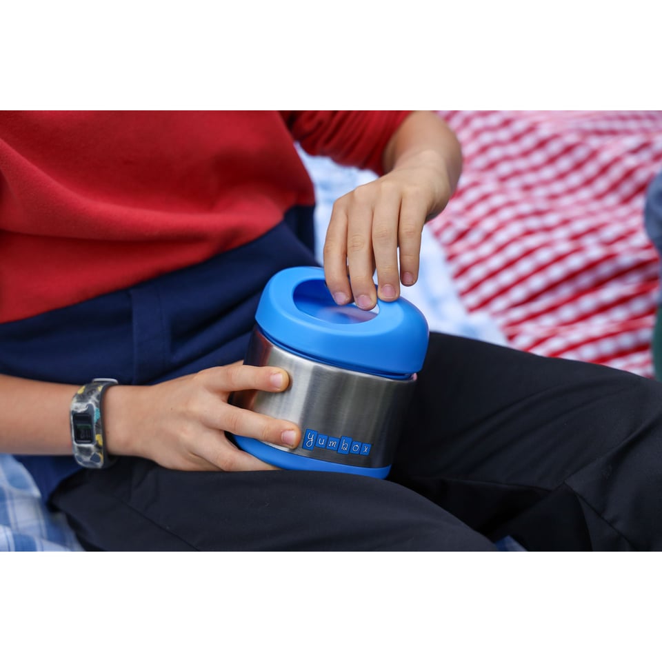 Yumbox Cubi Thermos Voedselpot Surf Blauw 295ml - Blauw