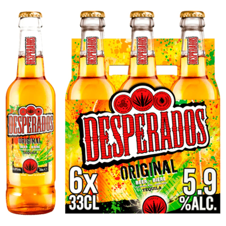 Desperados Original Bier Fles 6x33cl