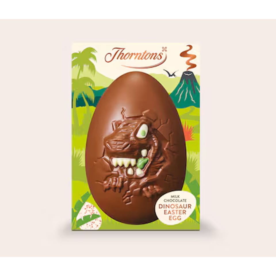 Thorntons Milk Chocolate Dinosaur Easter Egg 151g