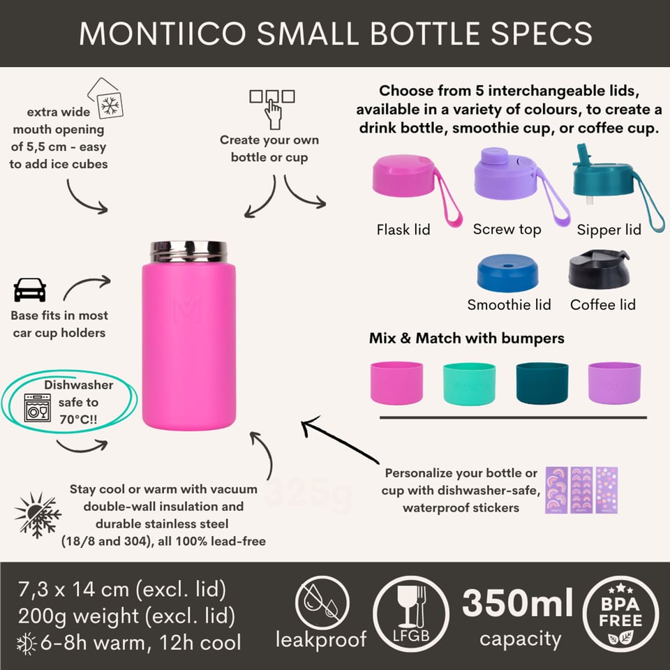 Montii Fusion Thermos Fles 350 Ml - Small