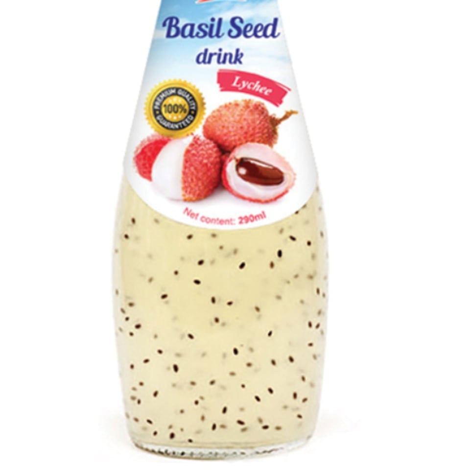 Ali Baba Basil Seed Drink Lychee 290Ml