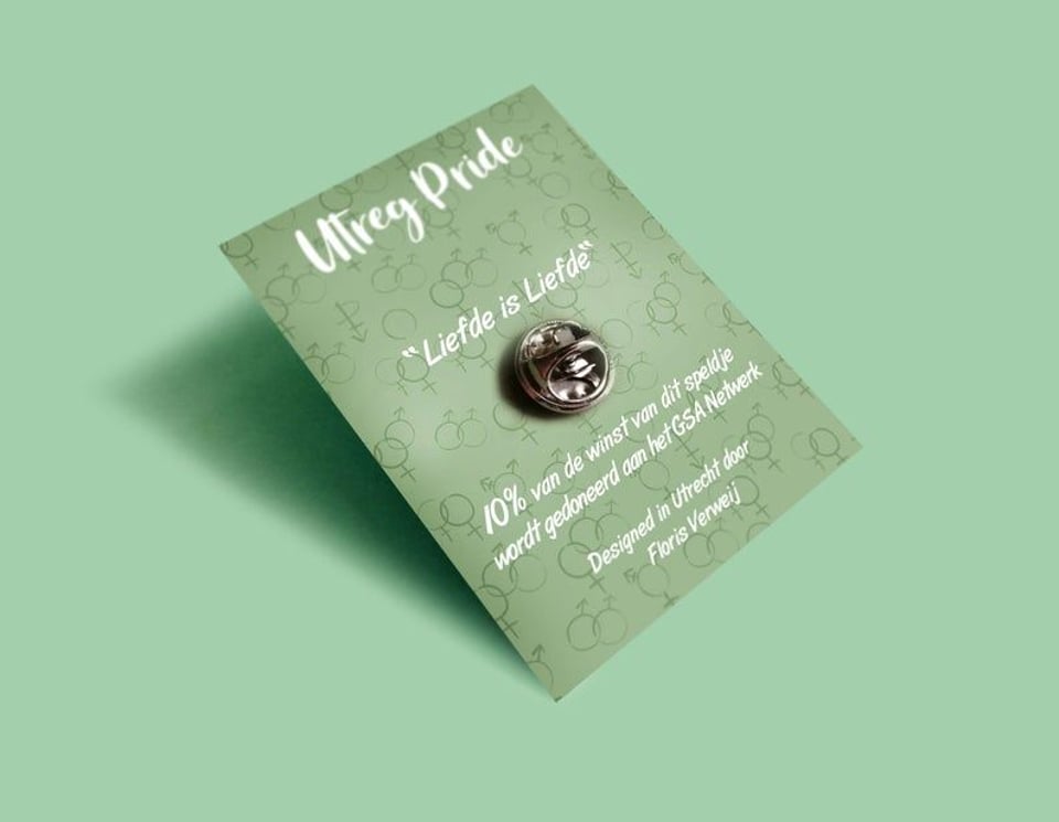 Utreg Pride Pin - Domtoren Broche