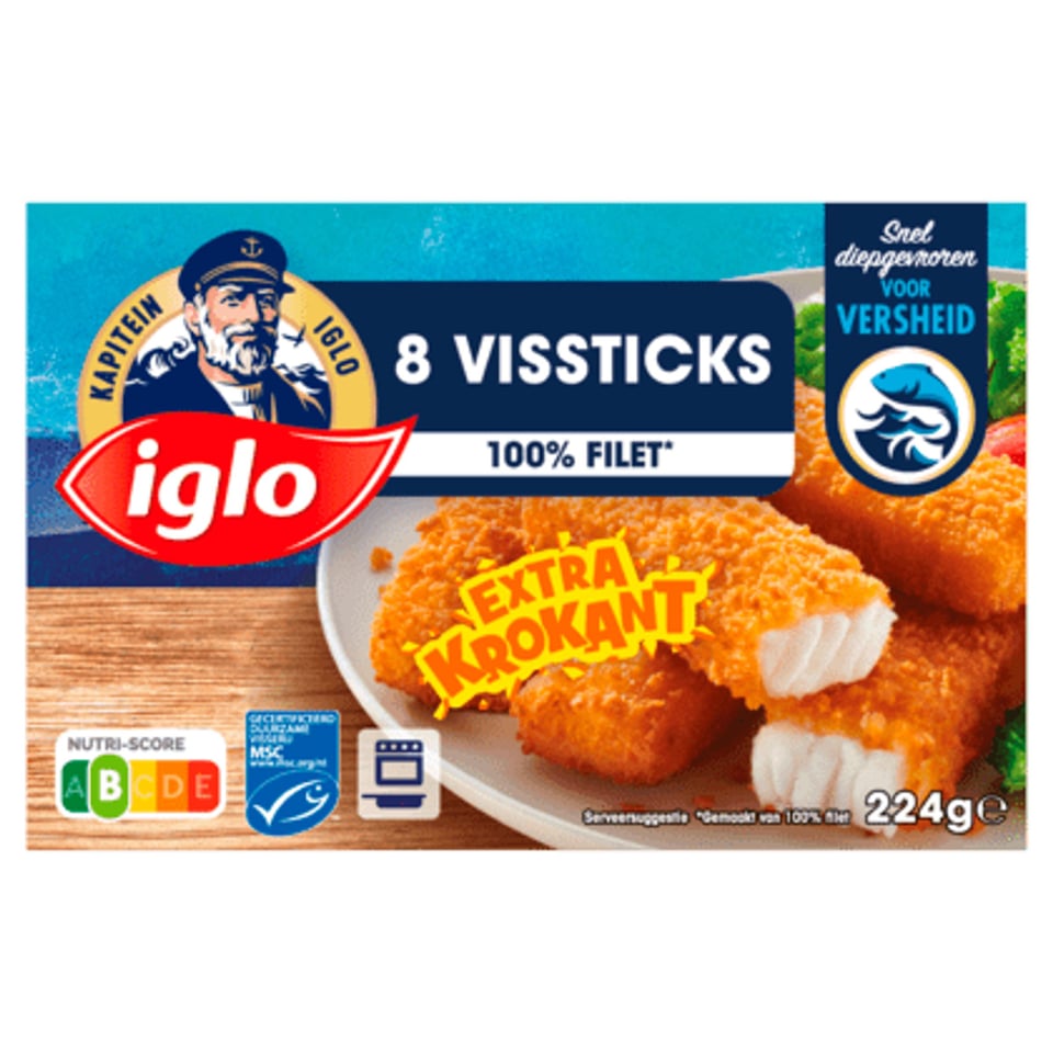 Iglo Vissticks 8 Stuks