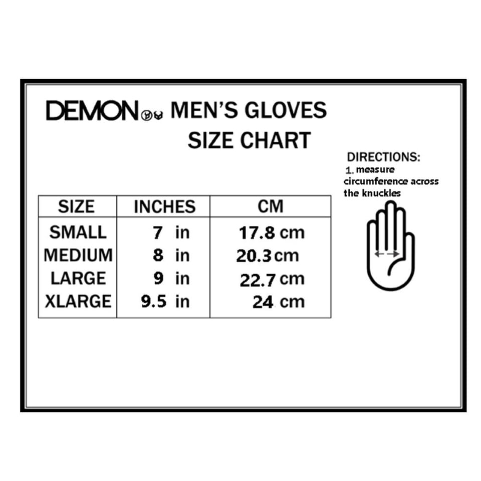 Demon Demon Protection Cinch Wristguard Glove Black