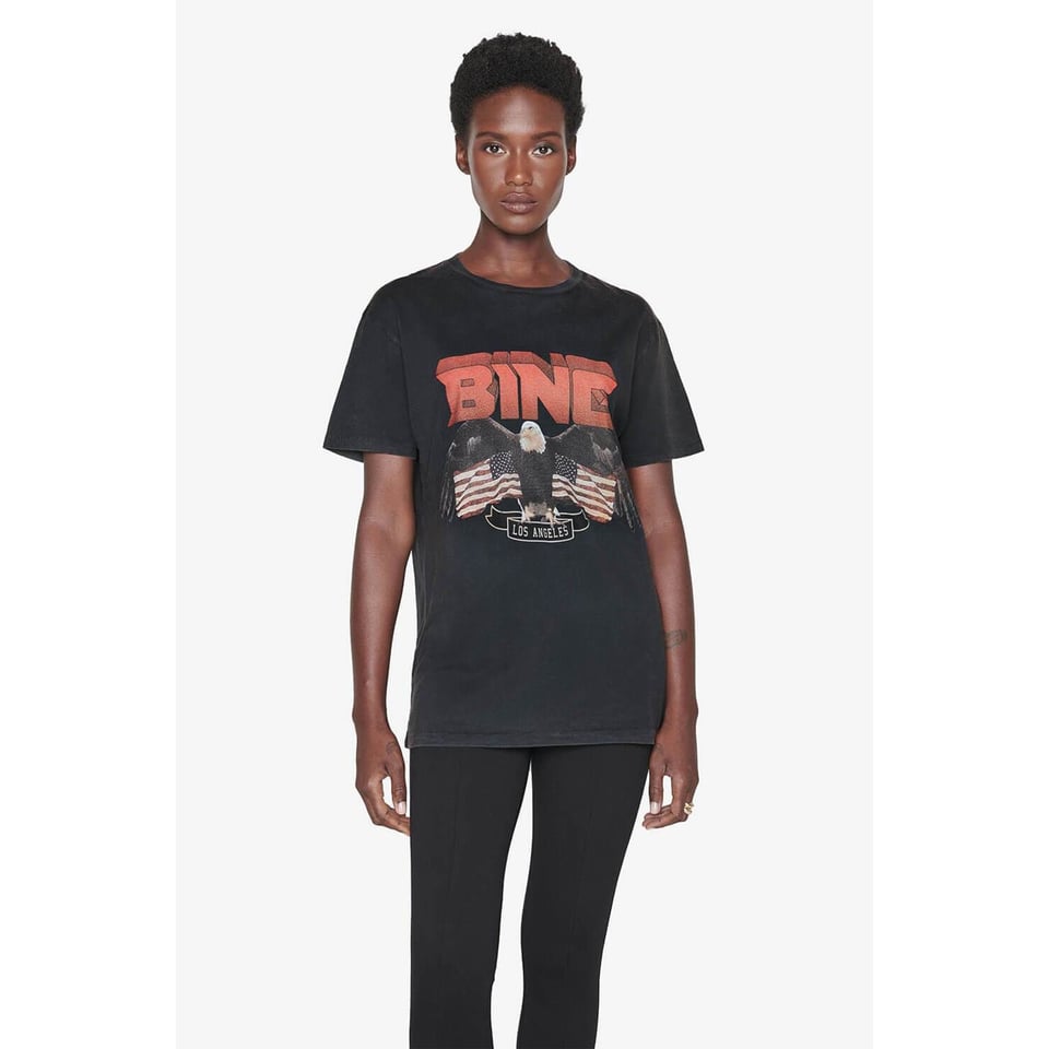 Anine Bing Vintage Bing Tee - Black