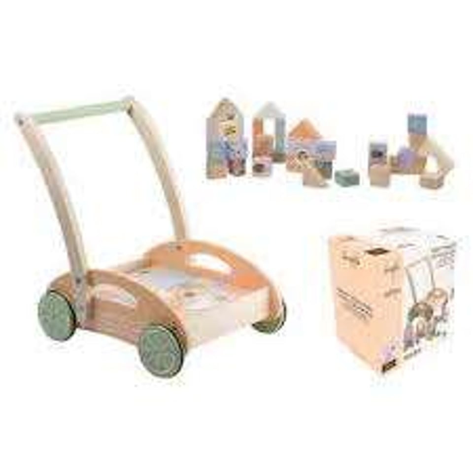 Houten Activiteiten Baby Walker Loopwagen (Joueco)