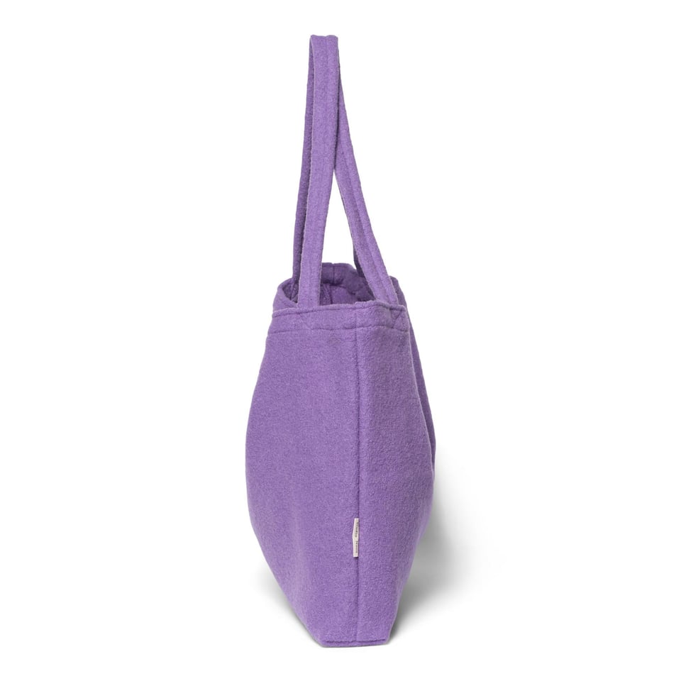Lilac Wool Mom Bag - Lilac