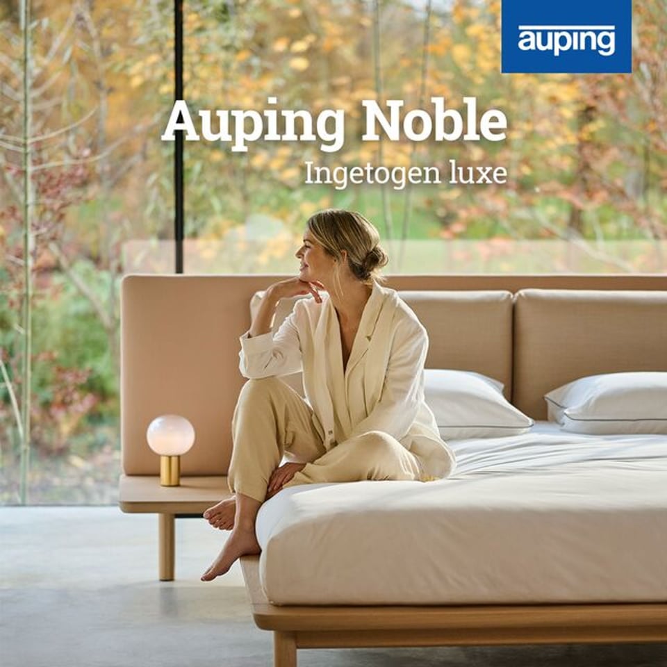 Auping Noble 180x200 Solid Oak Showroommodel 6300 Euro