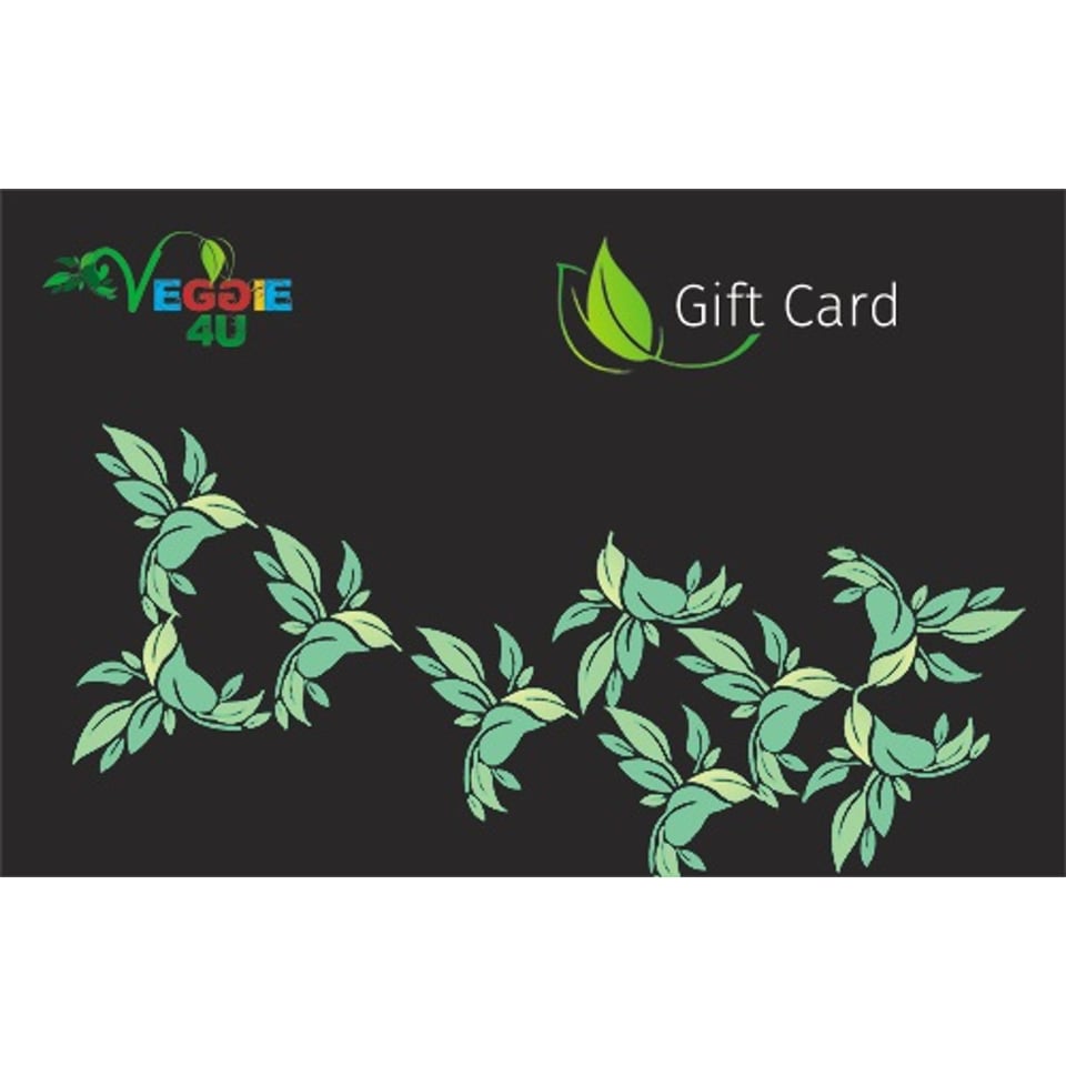 Veggie 4U Digitale Gift Card Fijne Feestdagen 25,-