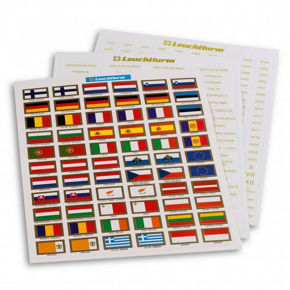 Etiketten Euro-Landen