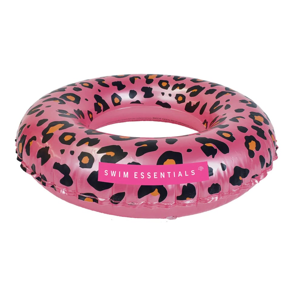 Swim essentials zwemband Leopard pink 50 cm +3 jr