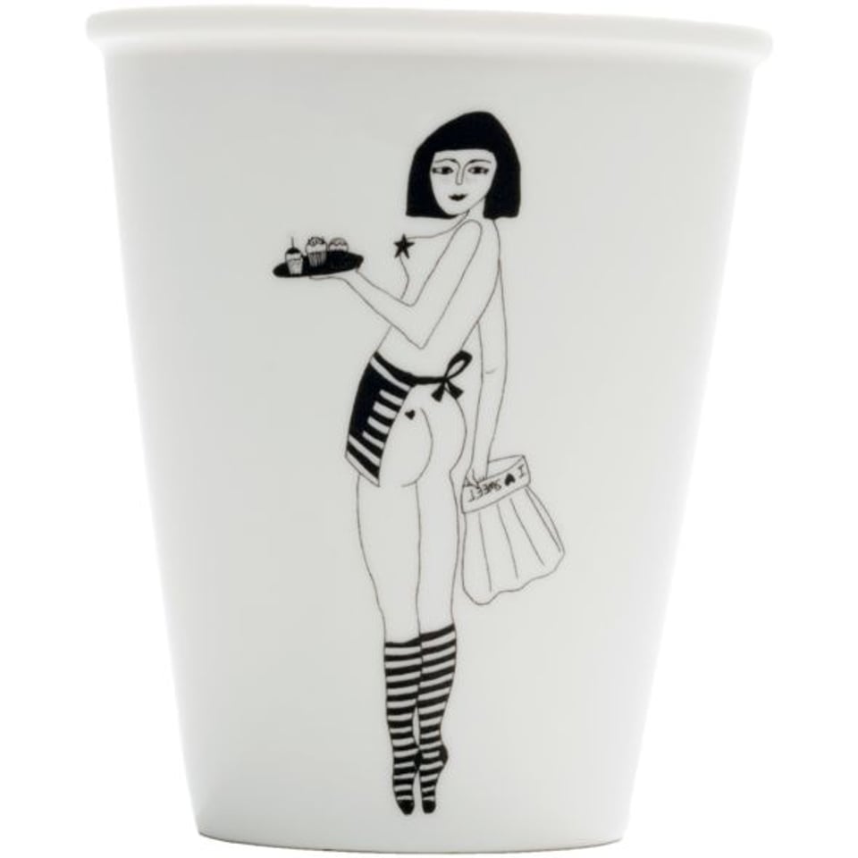 Beker Pin-up Cake Girl