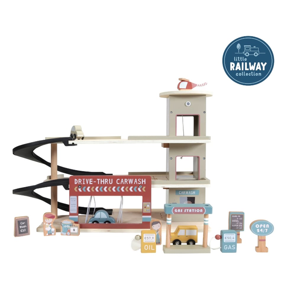 Little Dutch Houten Garage 3+