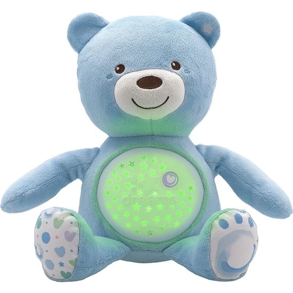 Chicco Knuffel Projector Baby Bear First Dreams Blauw