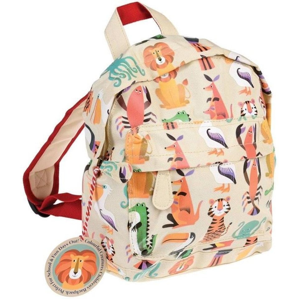 Rex London Mini Kinderrugzak 10 Liter - Colourful Creatures