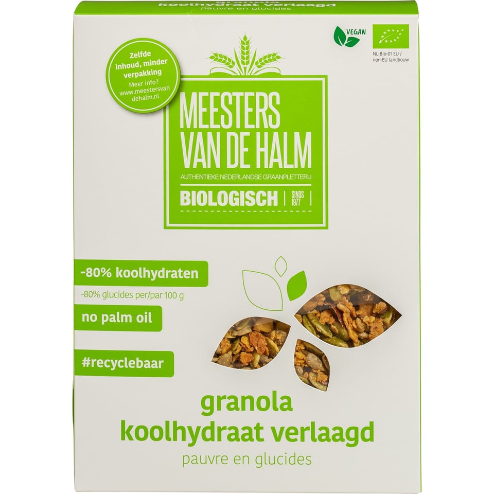 Koolhydraatverlaagde Granola