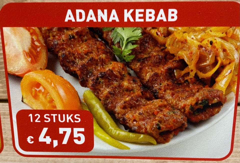 Mevlana Adana Kebab 12 Stuks