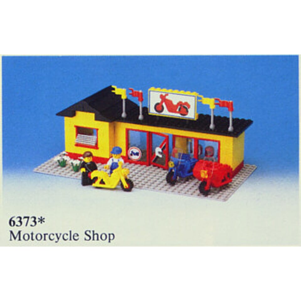 Refurbished LEGO - 6373 Motorcycle Shop